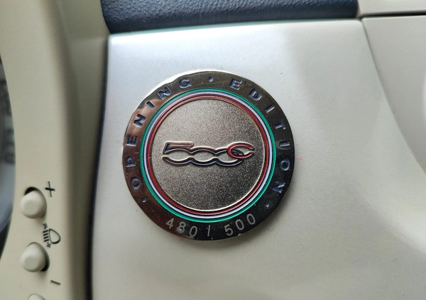 Fiat 500 cena 23500 przebieg: 147870, rok produkcji 2010 z Krotoszyn małe 232